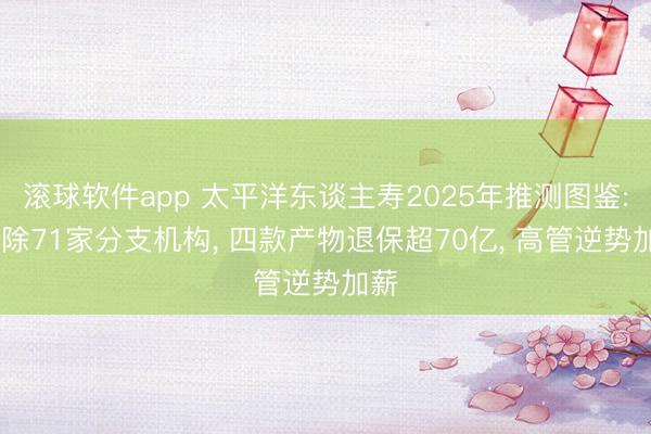 滚球软件app 太平洋东谈主寿2025年推测图鉴: 撤除71家分支机构， 四款产物退保超70亿， 高管逆势加薪