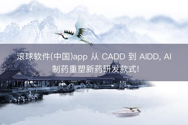 滚球软件(中国)app 从 CADD 到 AIDD， AI 制药重塑新药研发款式!