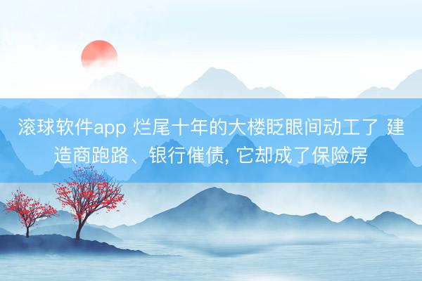 滚球软件app 烂尾十年的大楼眨眼间动工了 建造商跑路、银行催债， 它却成了保险房