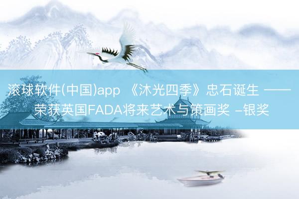 滚球软件(中国)app 《沐光四季》忠石诞生 —— 荣获英国FADA将来艺术与策画奖 -银奖