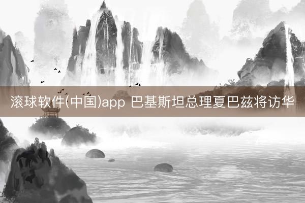 滚球软件(中国)app 巴基斯坦总理夏巴兹将访华