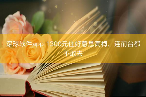 滚球软件app 1300元住好意思高梅，连前台都不敢去