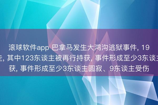 滚球软件app 巴拿马发生大鸿沟逃狱事件, 195名在押东谈主员逃走, 其中123东谈主被再行持获, 事件形成至少3东谈主圆寂、9东谈主受伤